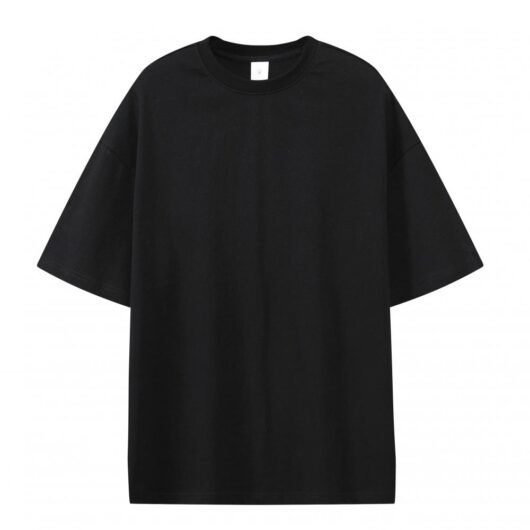 titan 330gsm streetwear black color t-shirt