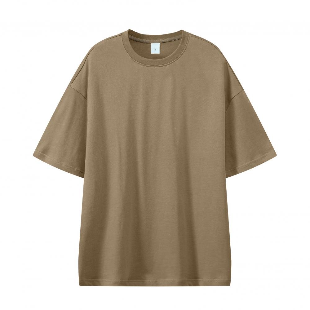 titan 330gsm streetwear brown color t-shirt